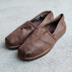 BOBS Skechers Chill Lugs Slip On 113352 Brown Size 8.5